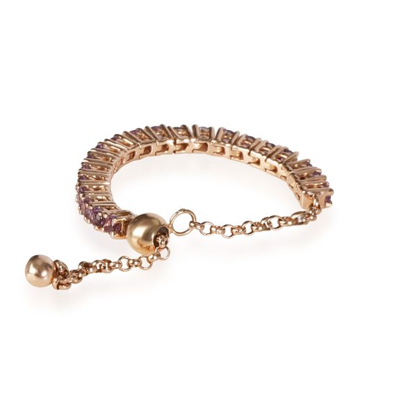 My Story Amethyst Stackable Bolo Ring in 14K Rose Gold - Picture 3 of 3